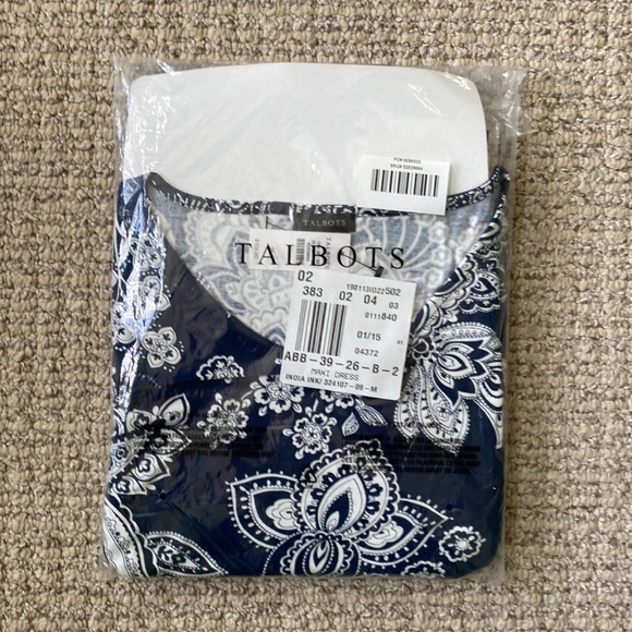 Talbots Short Sleeve Maxi Dress - Picture 5 of 7